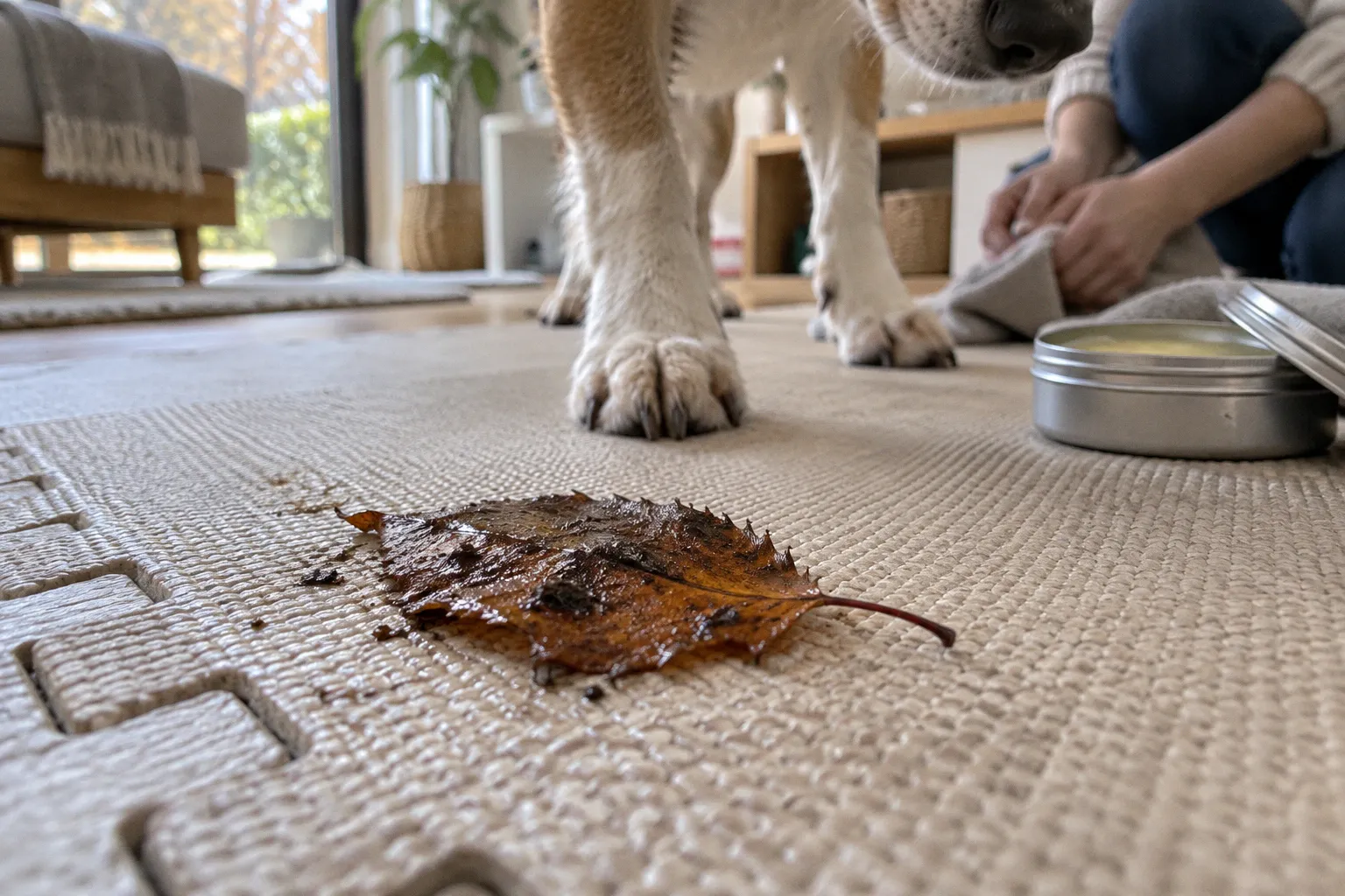 Hidden danger lurking in leaf piles that could make your dog sick