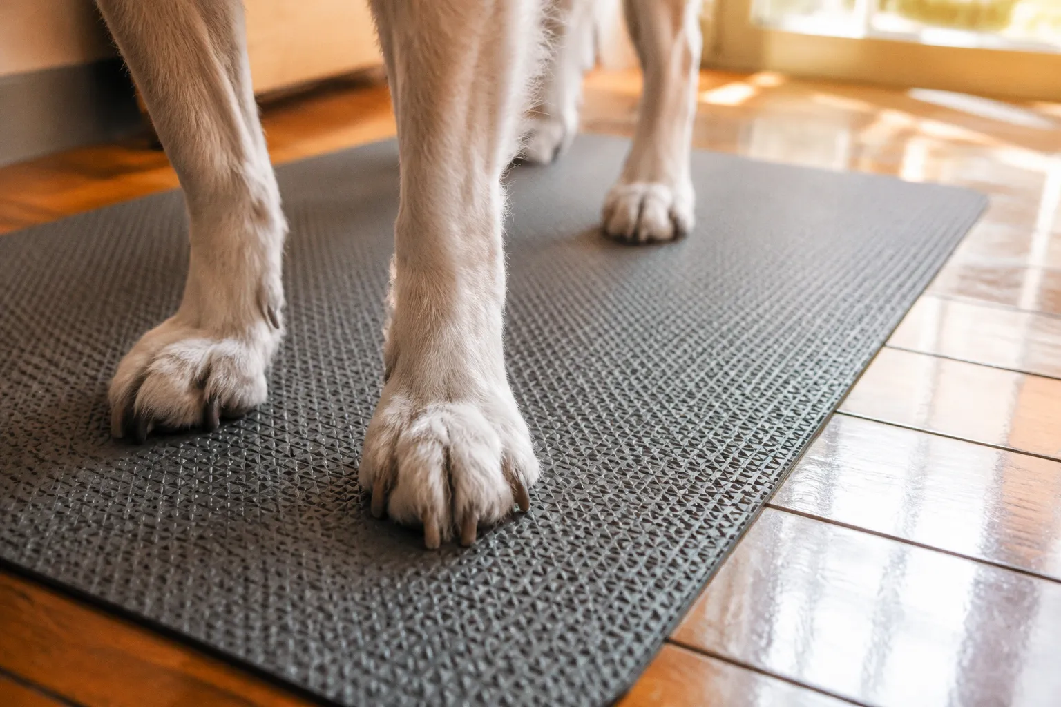 老犬の滑り止めマット導入で何が変わる？足腰の踏ん張り改善と転倒防止の仕組み