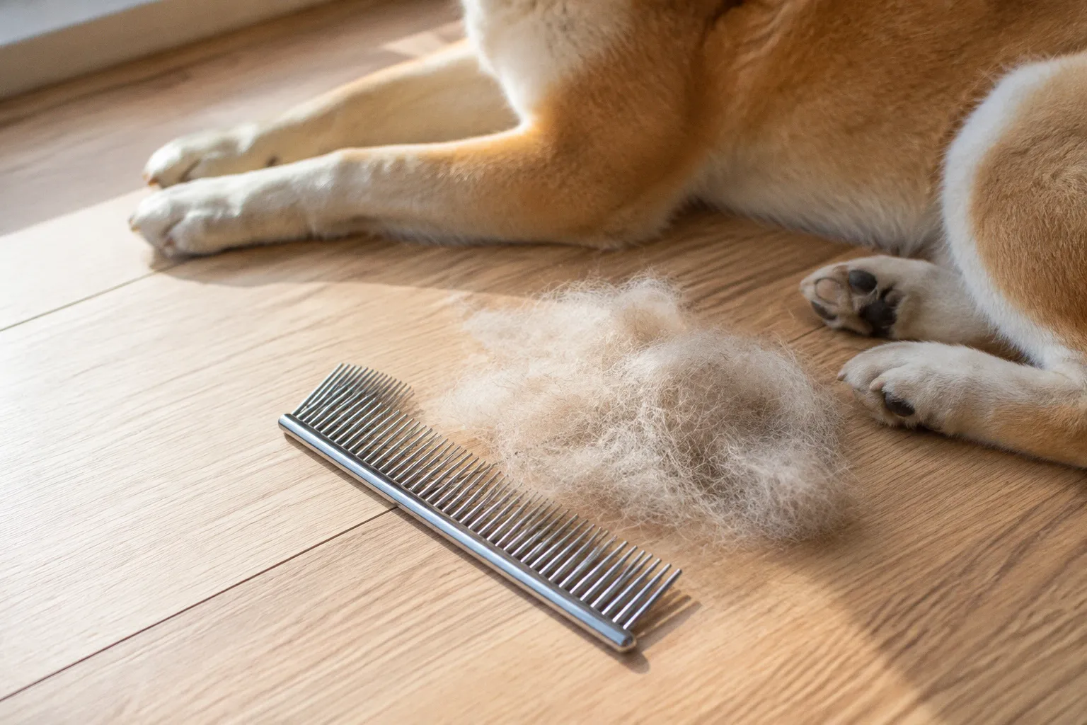 犬の換毛期ブラッシング手順｜道具選びから皮膚を守るケア工程
