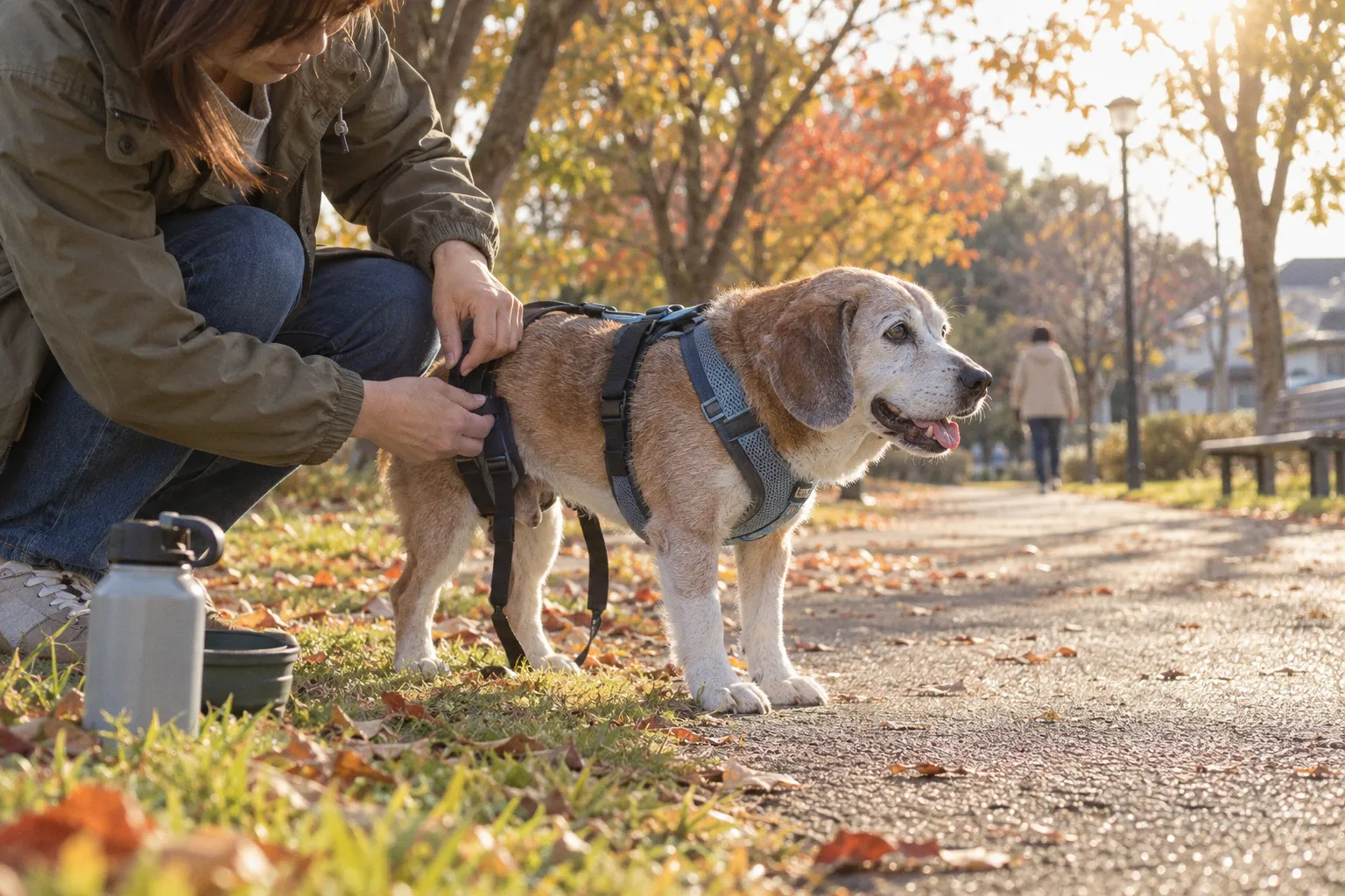シニア犬の歩行補助ハーネス:愛犬の足腰を支える選び方の基準