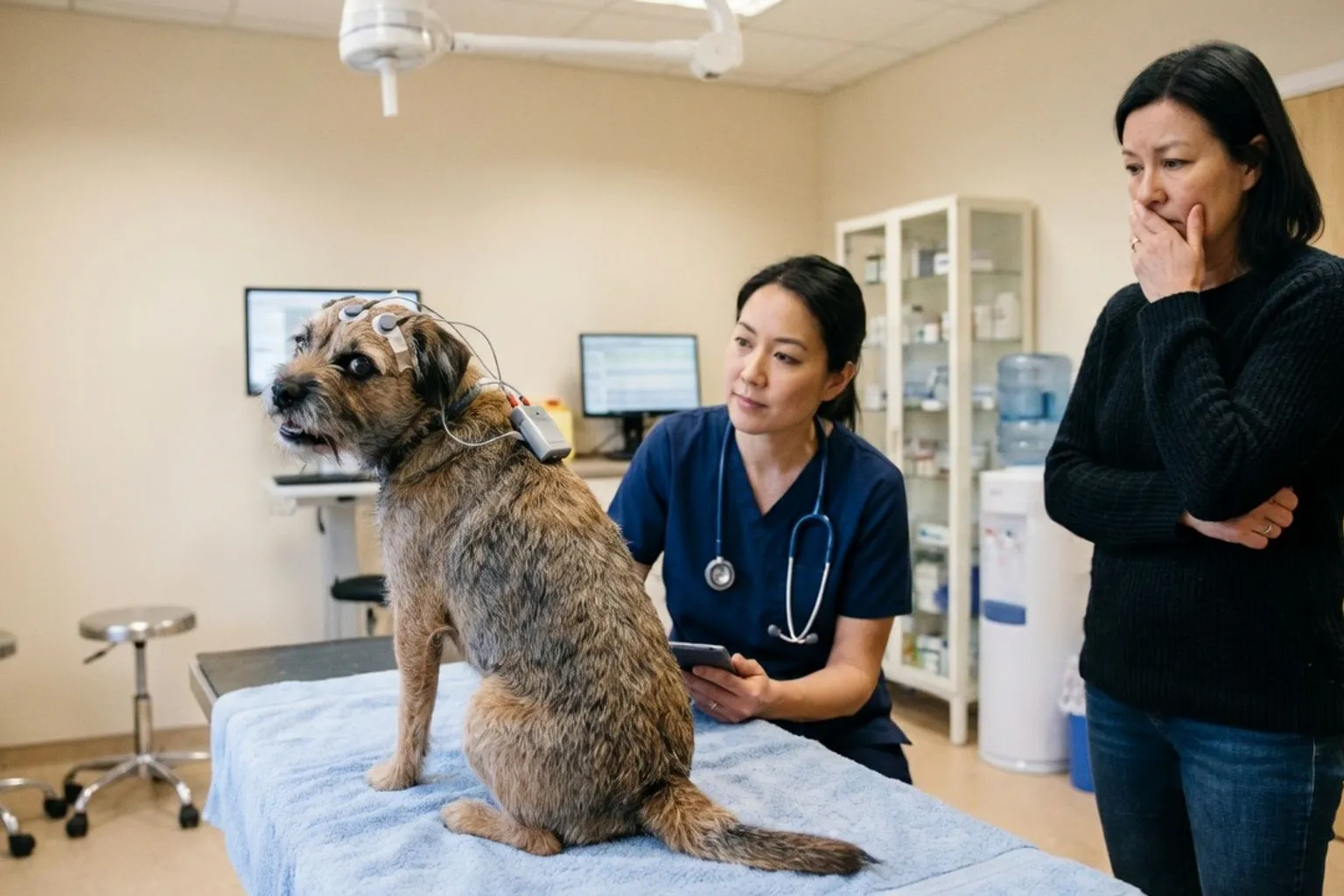 Three Dogs Snapped at Nothing and Stared into Space, and Brain Recordings Pointed to Seizures Instead of